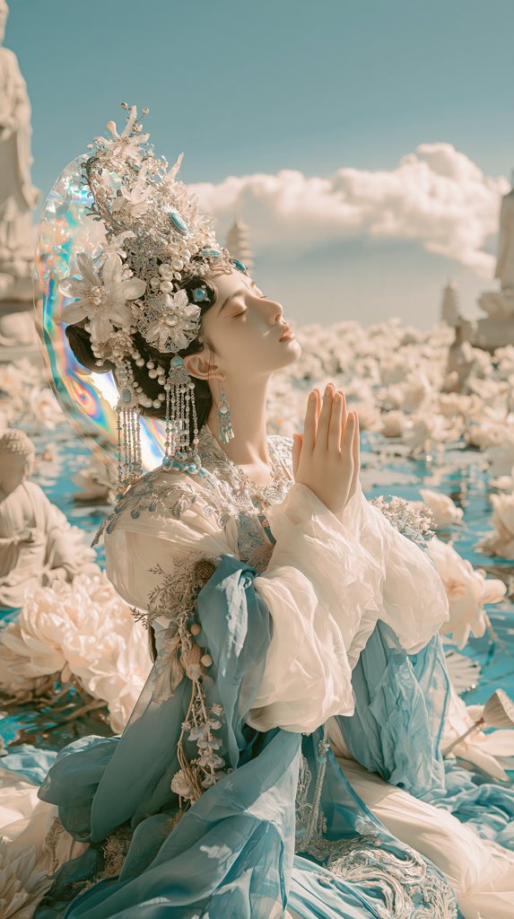 莲池天女：The Celestial Lotus Goddess